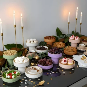 Moroccan Ceramic Serving Set – Full Collection Display