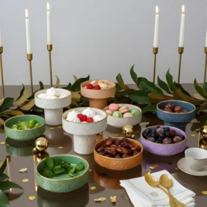 Moroccan Ceramic Serving Set – Full Color Range Display