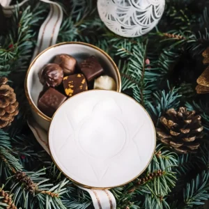 Moroccan Ceramic Box White