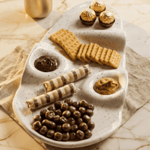 Farcil Wavy Ceramic Serving Plate