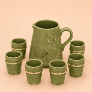 Carafe and 6 Glasses