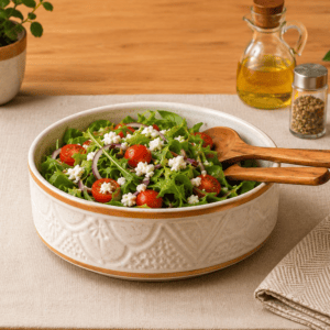 Ceramic Shallow Serving Bowls