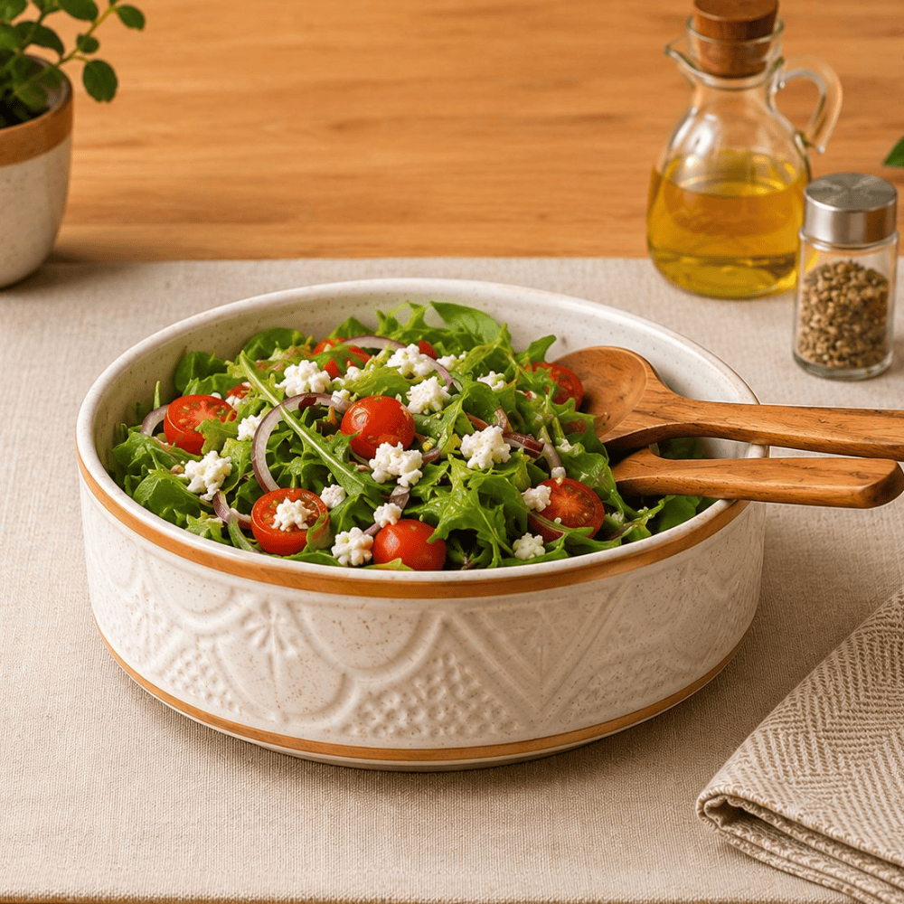 Ceramic Shallow Serving Bowls